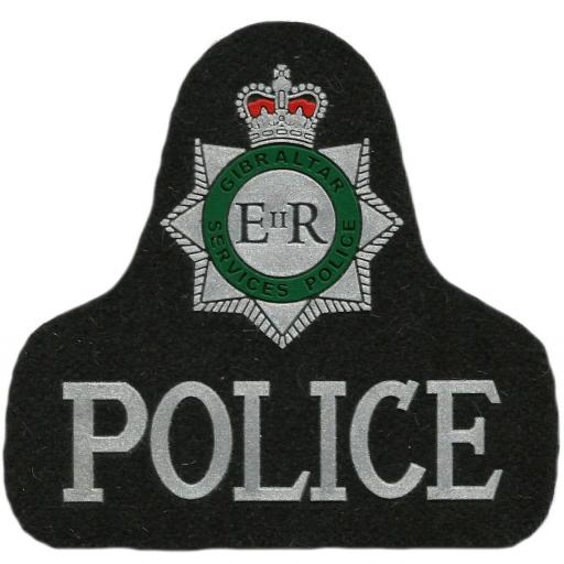 Servicio de Policía de Gibraltar Police Service parche insignia emblema distintivo [0]