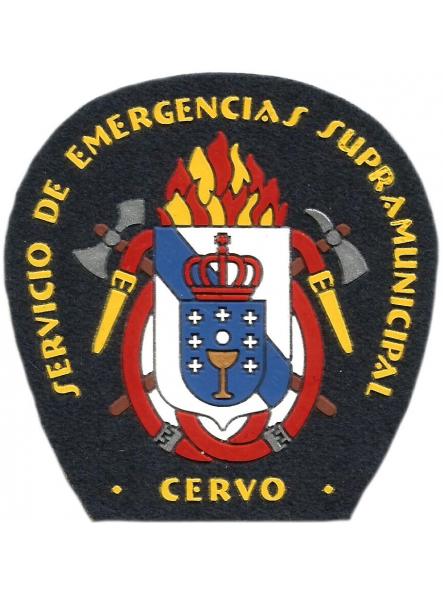 Bomberos de Cervo parche insignia emblema distintivo Fire Dept