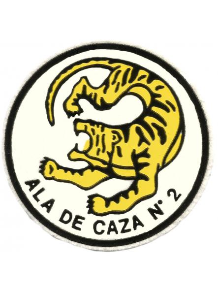 Ejército del Aire Ala de caza 2 parche insignia emblema distintivo ecusson patch Air Force 