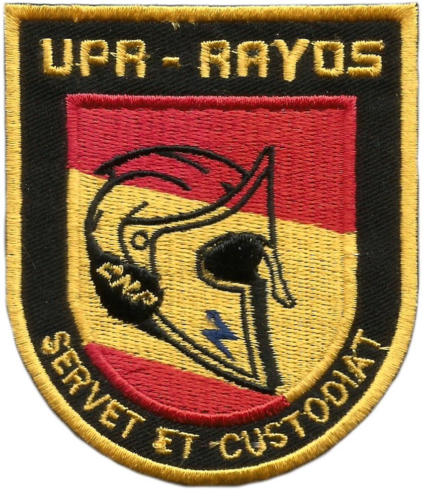 Policía Nacional Rayos UPR Alicante parche insignia emblema patch ecusson