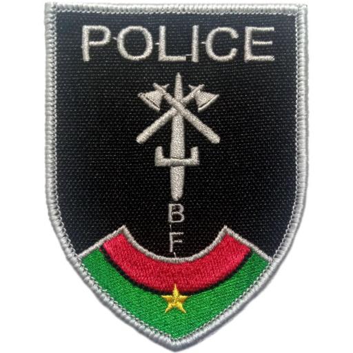 Policía Nacional de Burkina Faso parche insignia emblema distintivo [0]