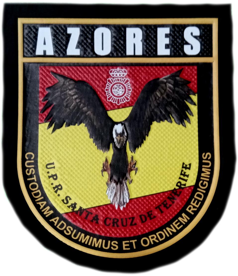 Policía Nacional CNP UPR Azores Tenerife parche insignia emblema ecusson patch