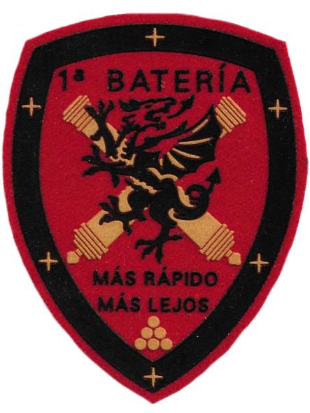 Ejército de Tierra Artillería primera batería más rápido más lejos parche insignia land army patch ecusson [0]