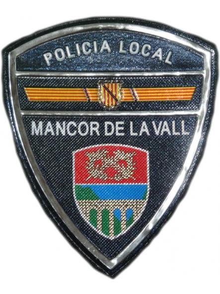 Policía Local Mancor de la Vall parche insignia emblema distintivo 