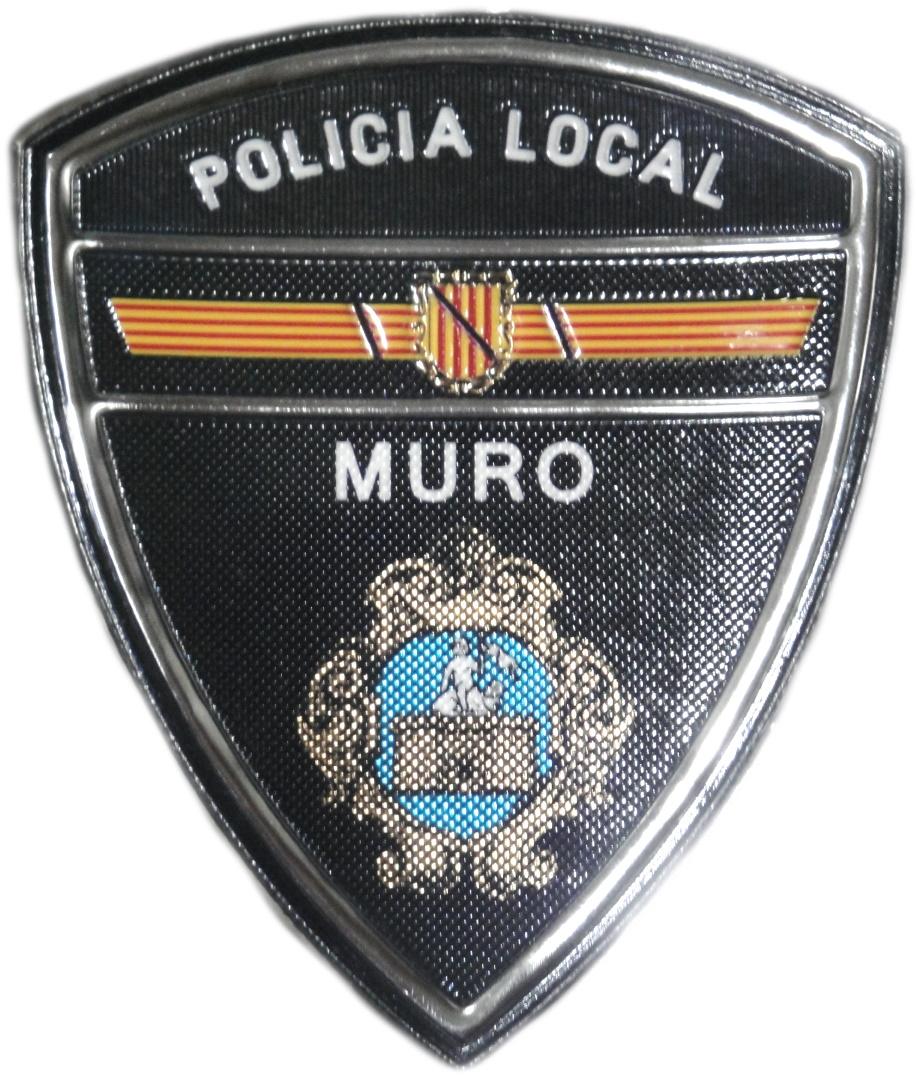 POLICÍA LOCAL MURO PARCHE INSIGNIA EMBLEMA DISTINTIVO