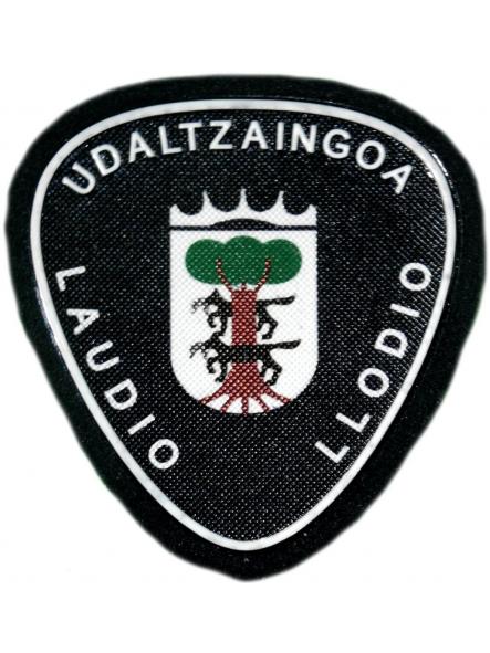 Policía Municipal Udaltzaingoa Laudio Llodio parche insignia emblema distintivo