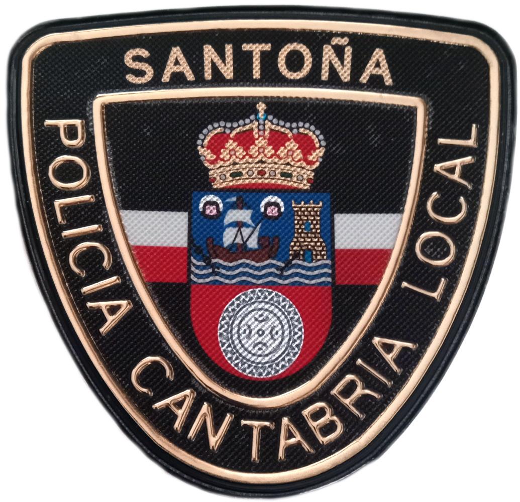 Policía Local Santoña Cantabria parche insignia emblema distintivo
