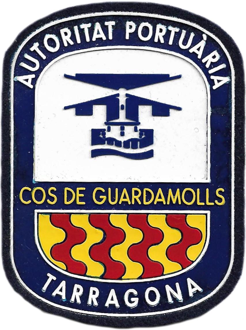Policía Autoridad Portuaria Cos de Guardamolls Tarragona parche insignia emblema distintivo