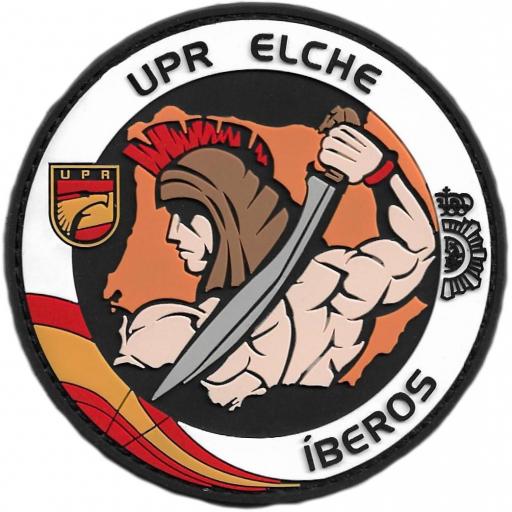 Policía Nacional CNP UPR Elche indicativo Iberos parche insignia emblema distintivo [0]