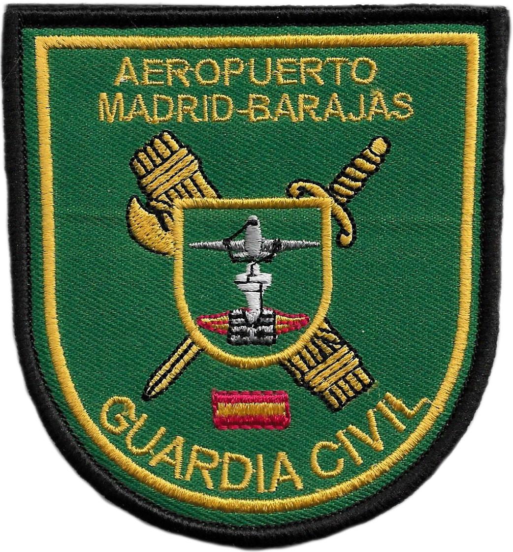 Guardia civil Aeropuerto Madrid Barajas  parche insignia emblema distintivo