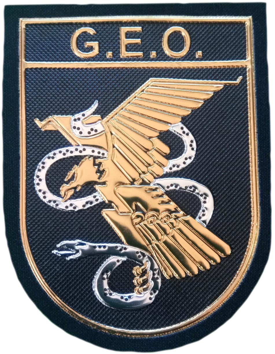 Policía Nacional CNP GEO Grupo Especial de Operaciones Swat Team parche insignia emblema patch ecusson