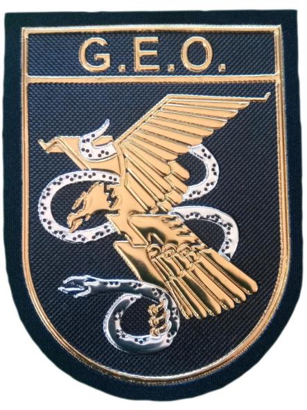 Policía Nacional CNP GEO Grupo Especial de Operaciones Swat Team parche insignia emblema distintivo [0]