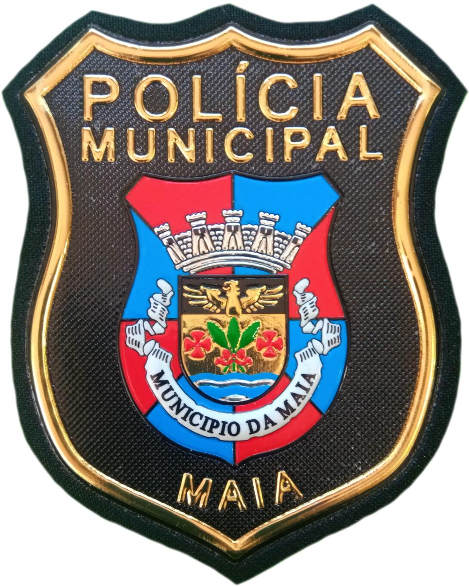 POLICÍA MUNICIPAL DE MAIA PORTUGAL PARCHE INSIGNIA EMBLEMA DISTINTIVO