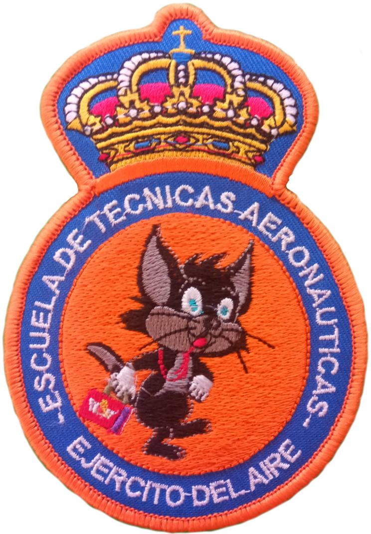 Ejército del Aire Escuela de Técnicas Aeronáuticas parche insignia emblema Air Force