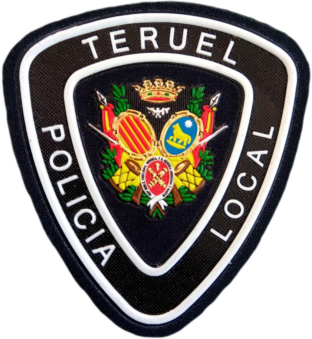 Policía Local Teruel parche insignia emblema distintivo patch ecusson
