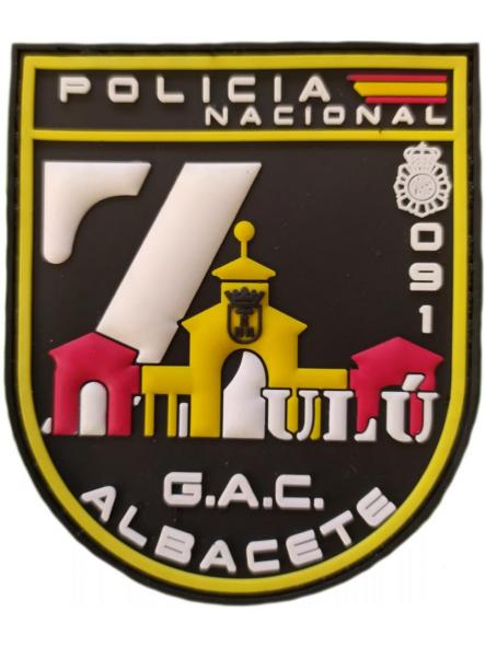 POLICÍA NACIONAL CNP GRUPO ATENCIÓN AL CIUDADANO GAC ALBACETE ZETA PARCHE INSIGNIA EMBLEMA DISTINTIVO [0]
