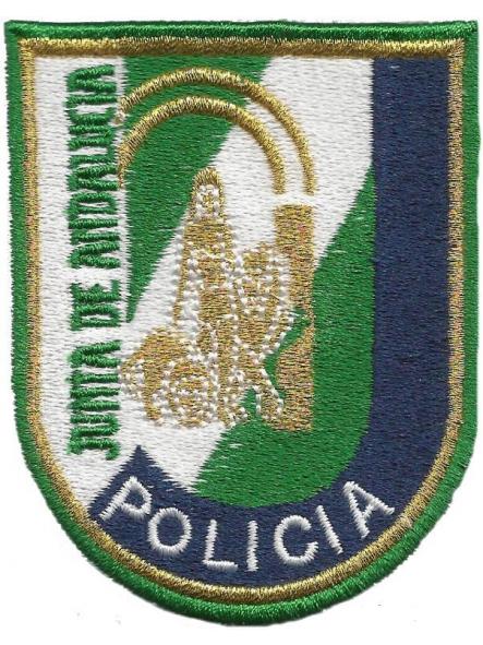 Policía nacional CNP unidad adscrita a la Junta de Andalucía parche insignia emblema distintivo [0]
