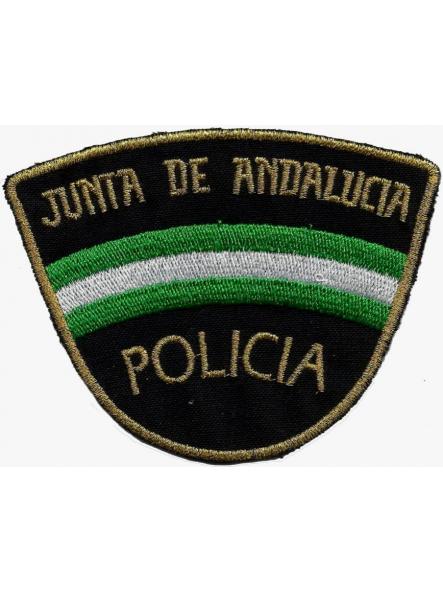 Policía nacional CNP unidad adscrita a la Junta de Andalucía parche insignia emblema distintivo