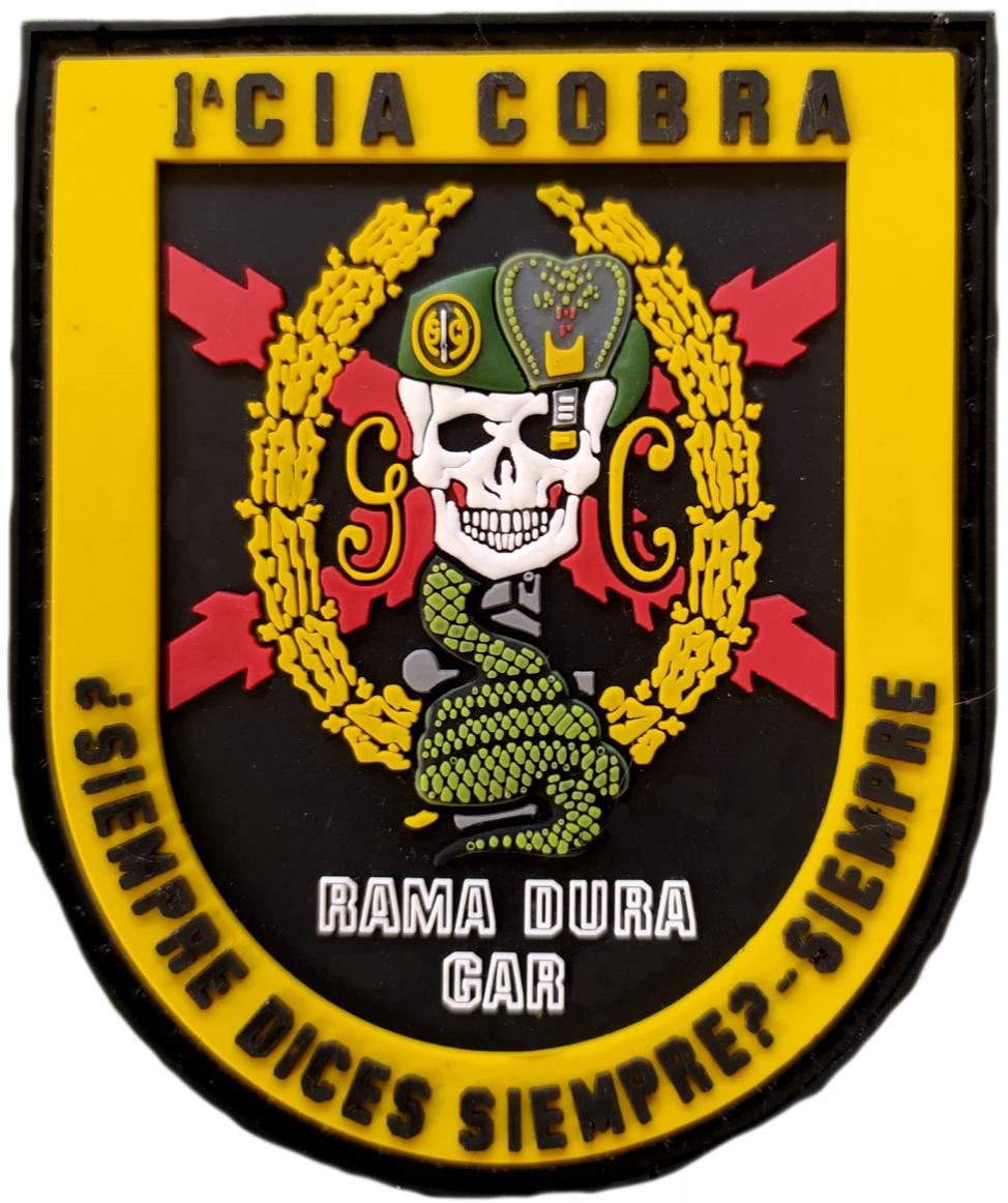 Guardia Civil GAR 1 Compañía Cobra rama dura siempre dices siempre - parche insignia emblema distintivo