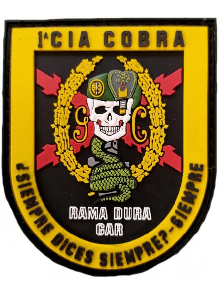 Guardia Civil GAR 1 Compañía Cobra rama dura siempre dices siempre - parche insignia emblema distintivo [0]