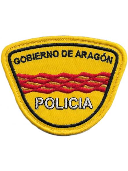 POLICÍA NACIONAL CNP UNIDAD ADSCRITA AL GOBIERNO DE ARAGÓN PARCHE INSIGNIA EMBLEMA DISTINTIVO