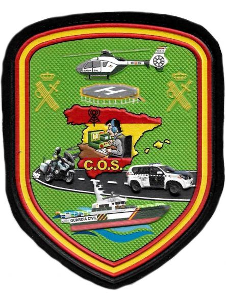 Guardia Civil COS Centro Operativo de Servicios parche insignia emblema distintivo