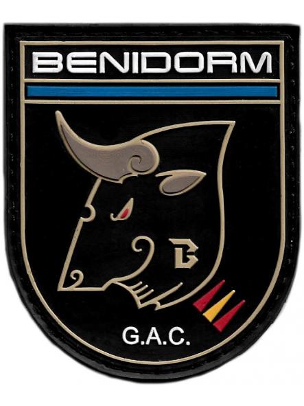 Policía Nacional CNP Grupo Atención al Ciudadano GAC Benidorm Zeta parche insignia emblema distintivo
