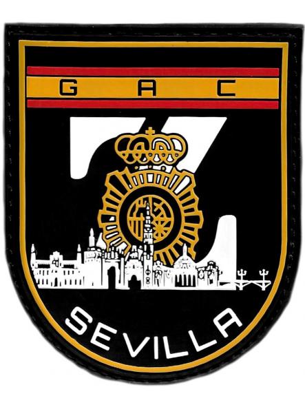 Policía Nacional CNP grupo atención al ciudadano GAC Sevilla Zeta parche insignia emblema distintivo