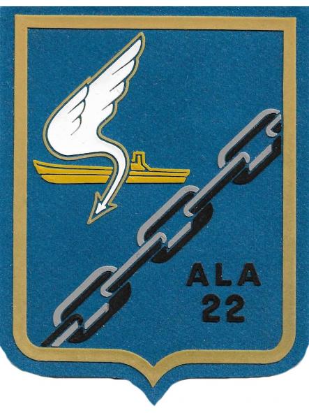 Ejército del Aire ala 22 parche insignia emblema distintivo