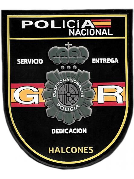 Policía Nacional CNP Grupo Operativo de Respuesta GOR Halcones parche insignia emblema distintivo