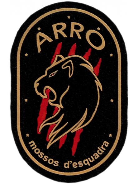 Policía Mossos Esquadra ARRO León parche insignia emblema distintivo Police Dpt [0]