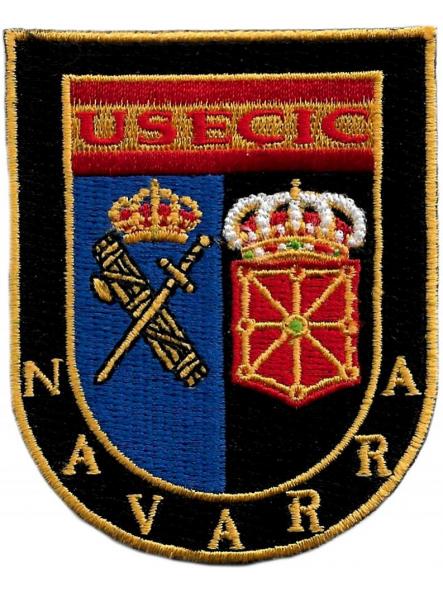 Guardia Civil Usecic Navarra parche insignia emblema distintivo bordado 
