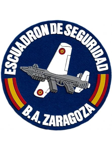 Ejército del Aire Escuadrón de Seguridad Base Aérea de Zaragoza parche insignia emblema distintivo [0]