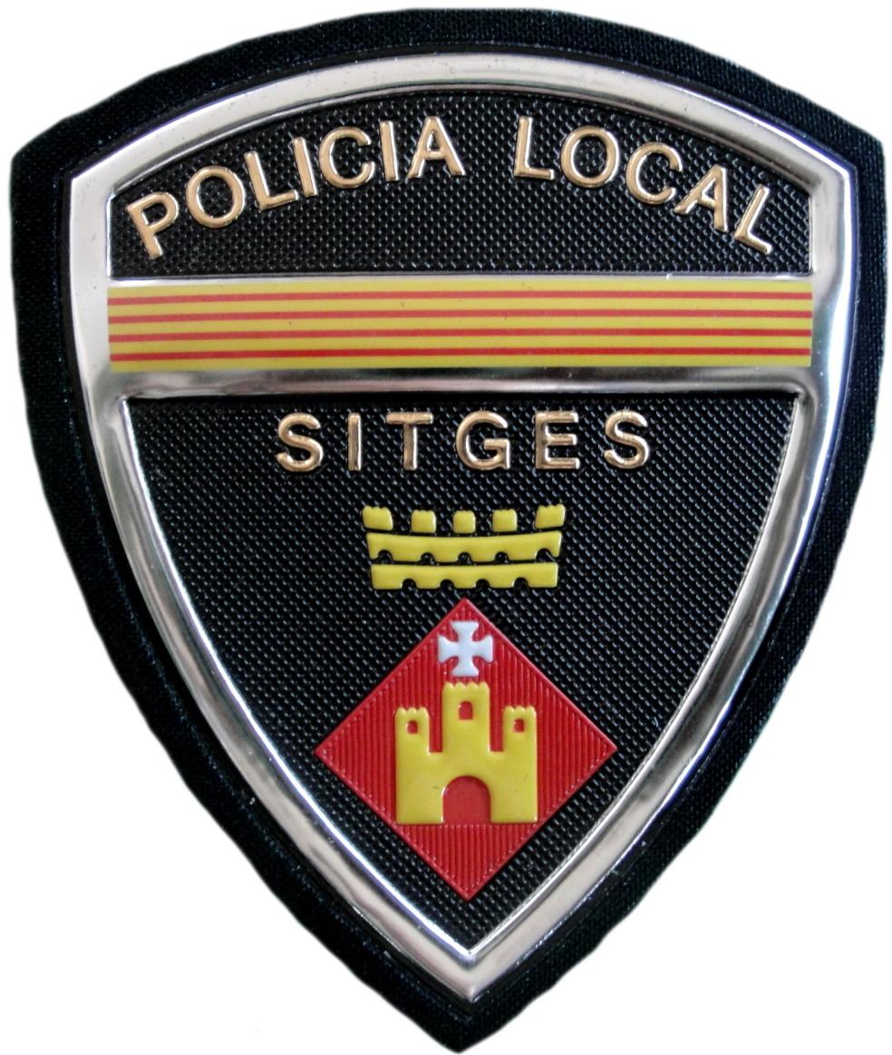 Policía Local Sitges parche insignia emblema distintivo