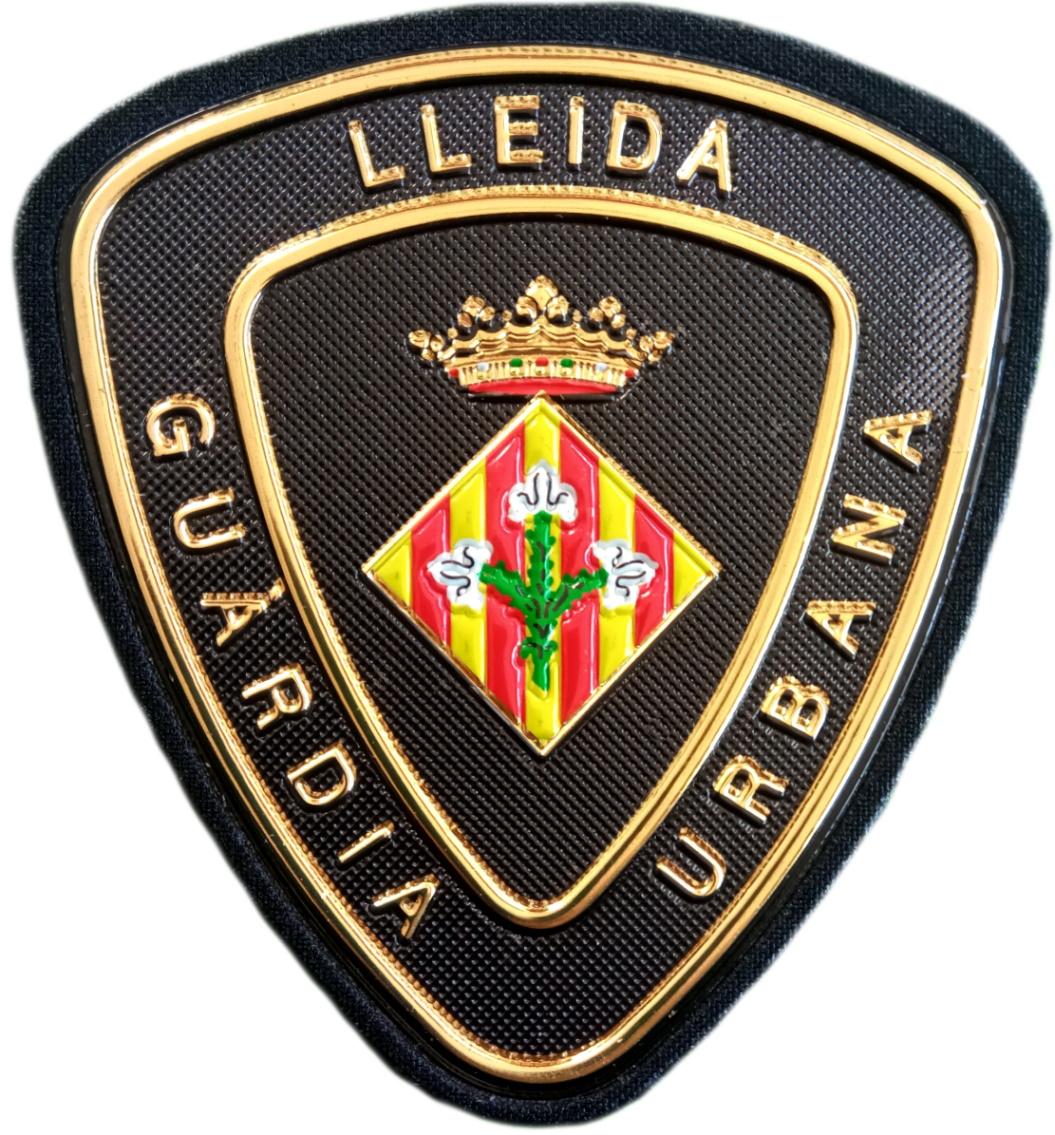 Policía Guardia Urbana Lérida Lleida parche insignia emblema distintivo