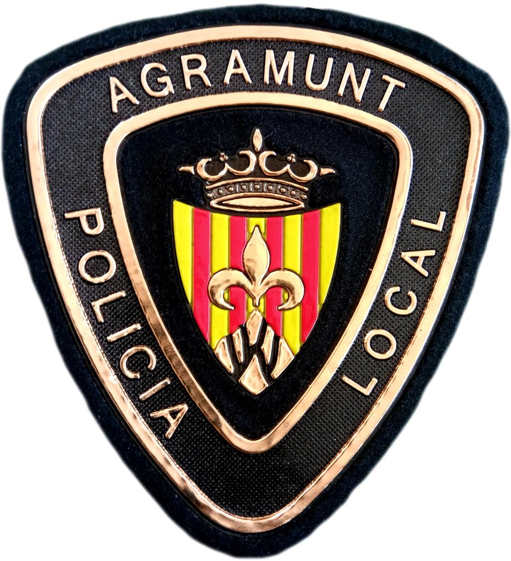 Policía Local de Agramunt parche insignia emblema distintivo