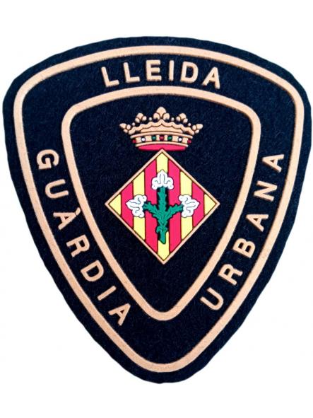 Policía Guardia Urbana Lérida Lleida parche insignia emblema distintivo