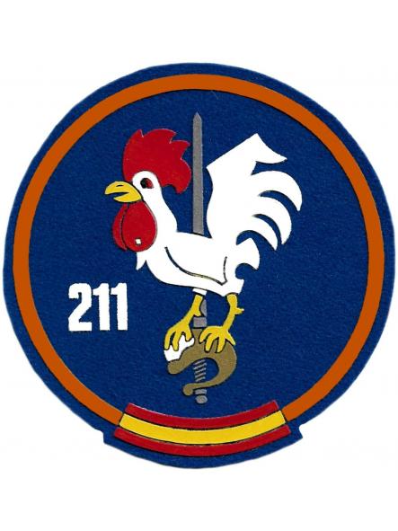 Ejército del aire Escuadrón 211 parche insignia emblema distintivo [0]