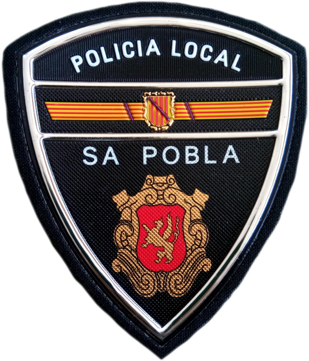 Policía Local Sa Pobla parche insignia emblema distintivo