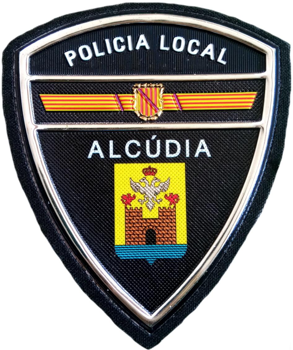 Policía Local Alcudia Baleares parche insignia emblema distintivo