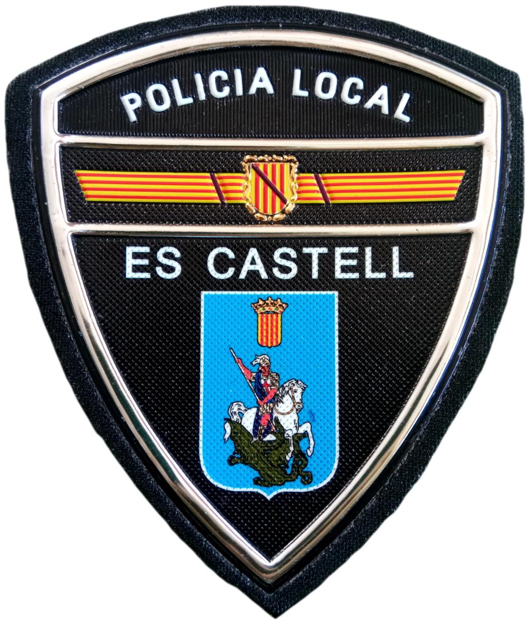 Policía Local Es Castell Baleares parche insignia emblema distintivo
