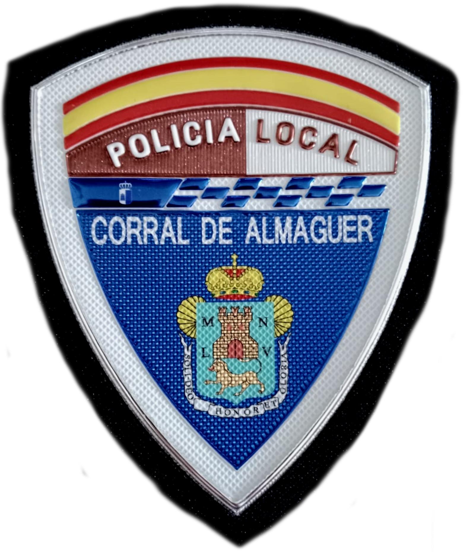 Policía Local Corral de Almaguer Castilla la Mancha parche insignia emblema distintivo police patch ecusson
