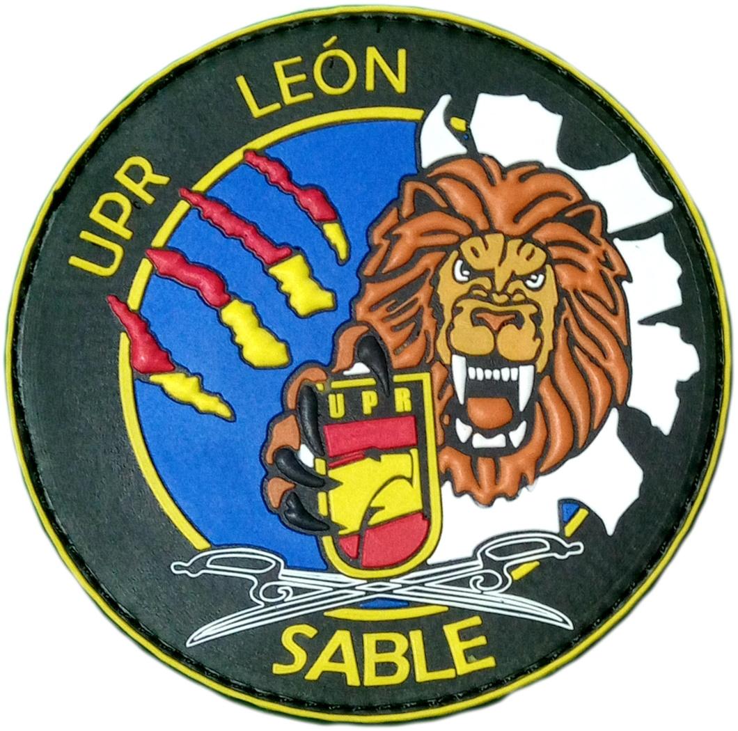 Policía Nacional CNP UPR Unidad de Prevención y Reacción León sables parche insignia emblema patch ecusson