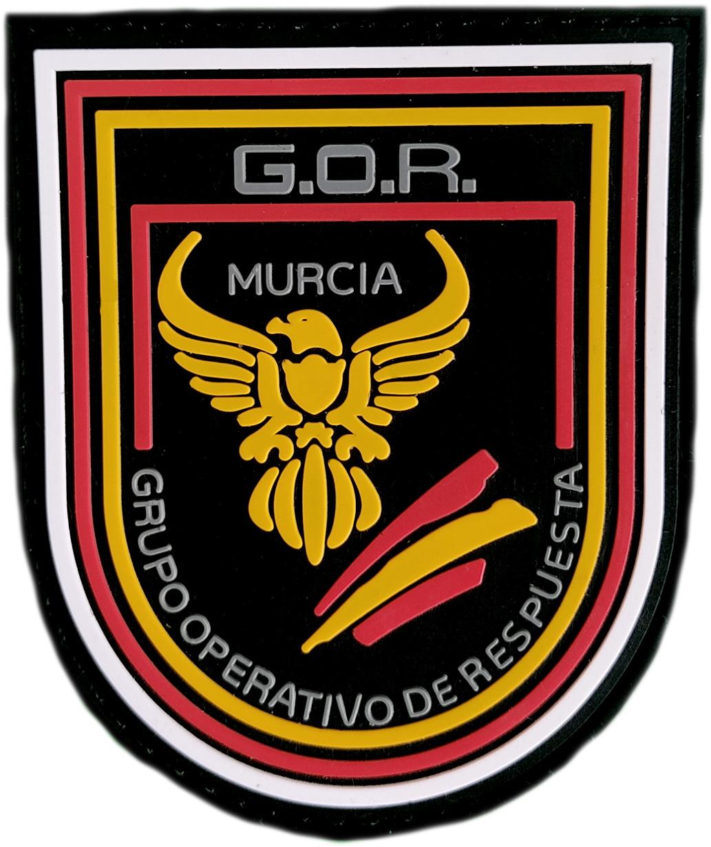 Policía Nacional CNP Grupo operativo de respuesta GOR Murcia parche insignia emblema patch ecusson