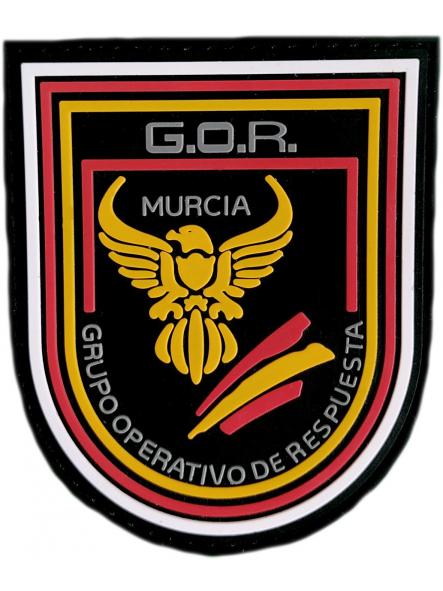 Policía Nacional CNP Grupo operativo de respuesta GOR Murcia parche insignia emblema patch ecusson