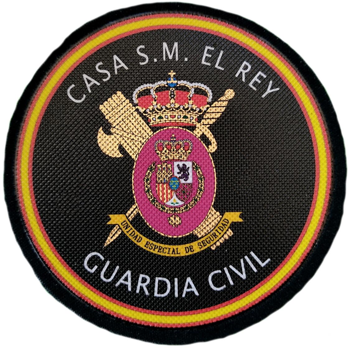 Guardia Civil Unidad Especial de Seguridad Casa de su Majestad el Rey parche insignia emblema distintivo
