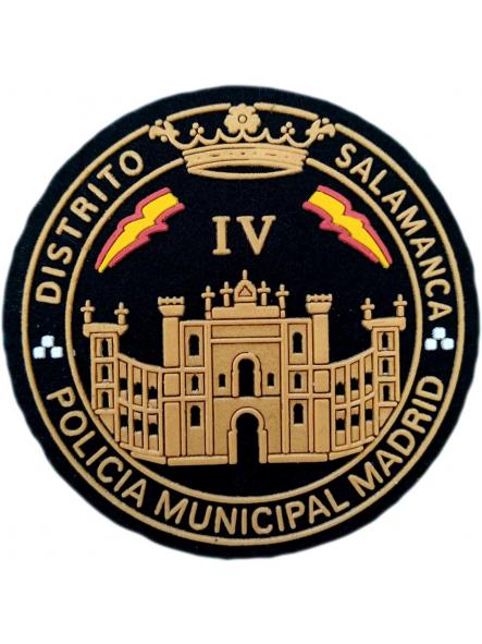 Policía Municipal Madrid Distrito Salamanca parche insignia emblema distintivo [0]
