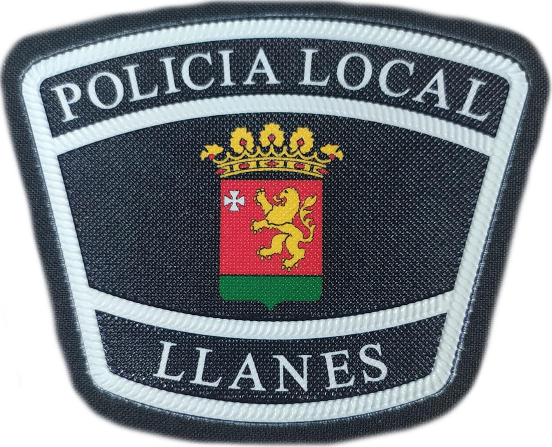 Policía Local Llanes Asturias parche insignia emblema Police Dept patch ecusson