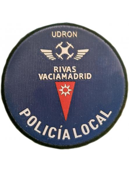 Policía Local Rivas Vaciamadrid Unidad Dron parche insignia emblema distintivo [0]
