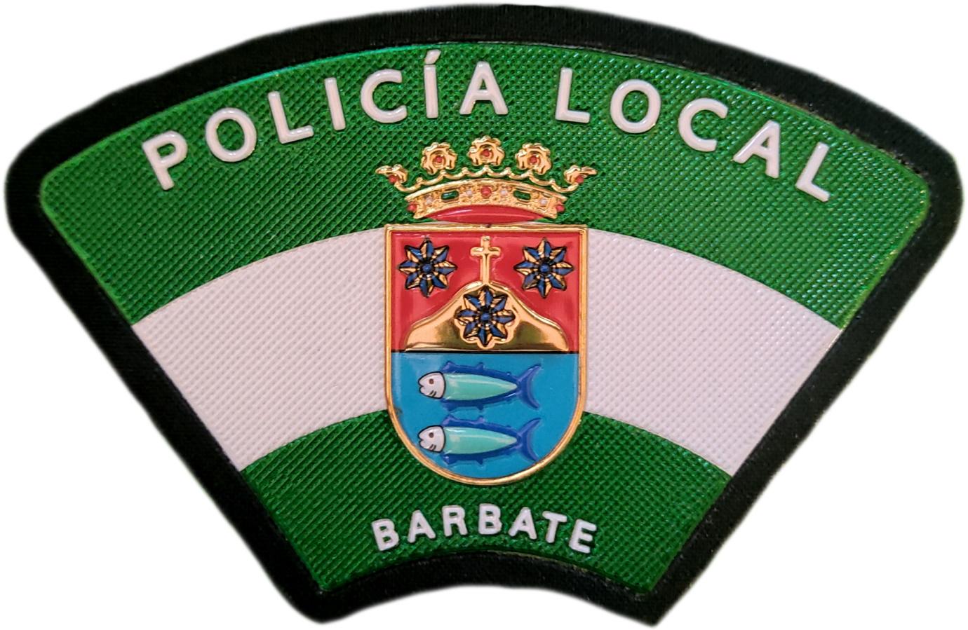 Policía Local Barbate Cádiz parche insignia emblema distintivo